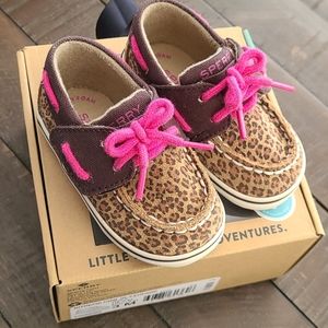 Sperry Interpid Crib Jr./Leopard 6-9 Months